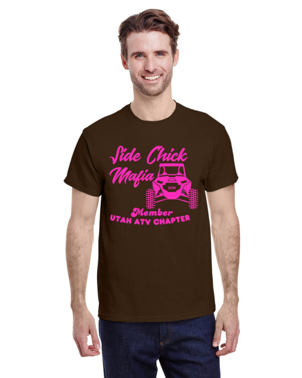 Side Chick Mafia - Hot Pink - DarkChocolate