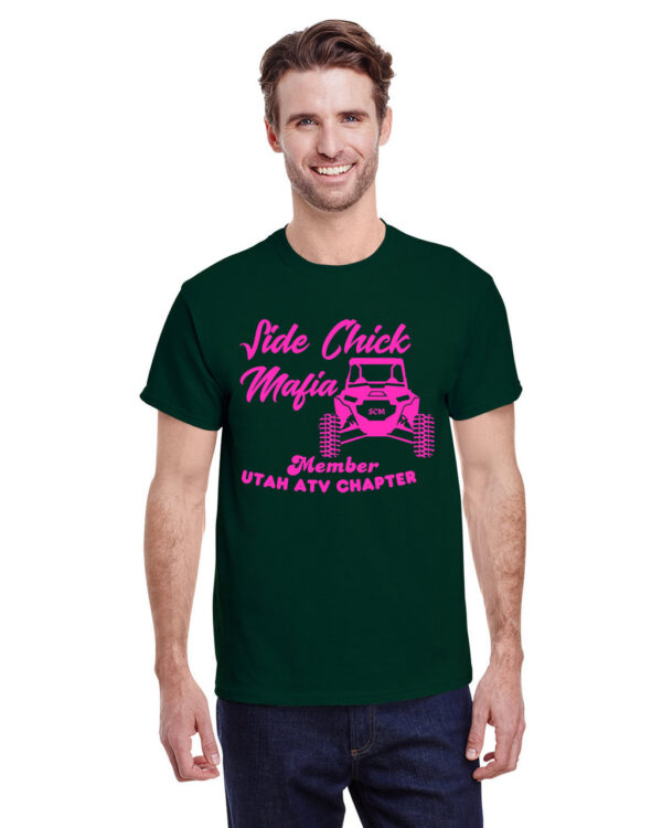 Side Chick Mafia - Hot Pink - ForestHunterGreen
