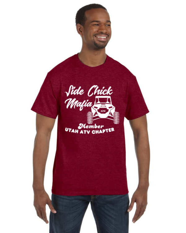 Side Chick Mafia - White - AntiqueCherryRed