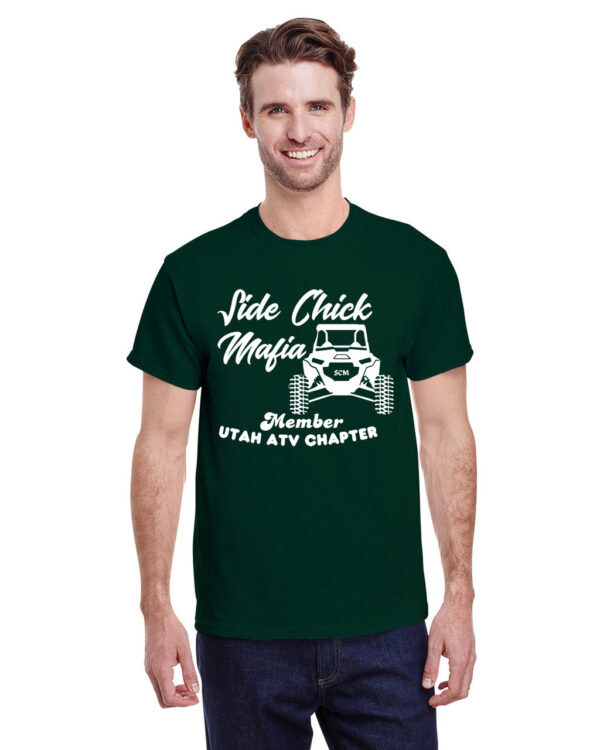 Side Chick Mafia - White - ForestHunterGreen