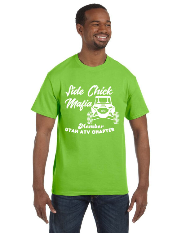 Side Chick Mafia - White - LimeGreen