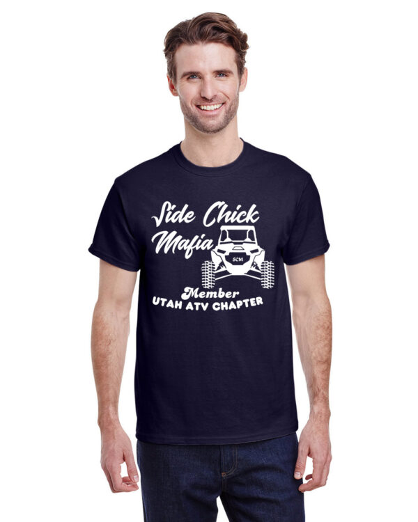 Side Chick Mafia - White - NavyBlue